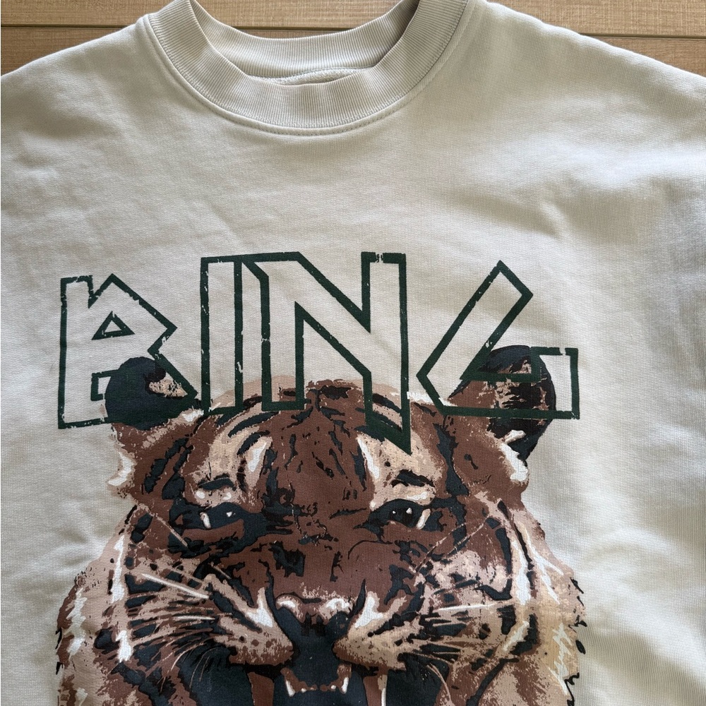 Anine Bing Women’s White Tiger Sweatshirt - Picture 4 of 8